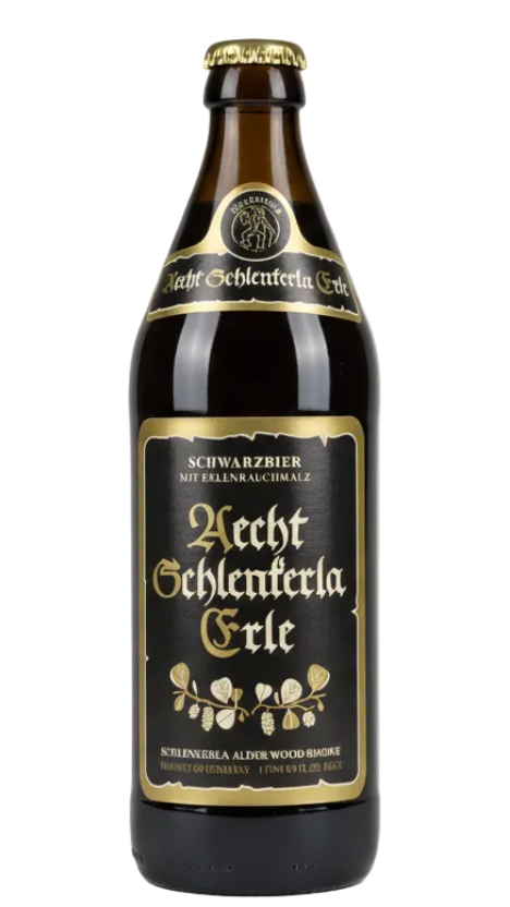 Aecht Schlenkerla Erle Schwarzbier 4.2% 500ml bottle smoked black lager