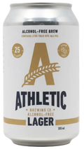 Athletic Brewing Company Lager 0.5% 355ml can