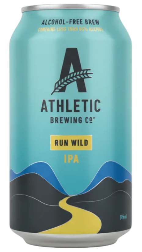 Athletic Brewing Company Run Wild IPA 0.5% 355ml can