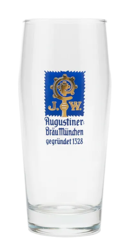 Augustiner Hell Willibecher 500ml Glass