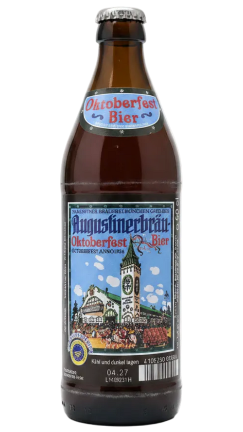 Augustiner Oktoberfest Bier 6.3% 500ml Bottle