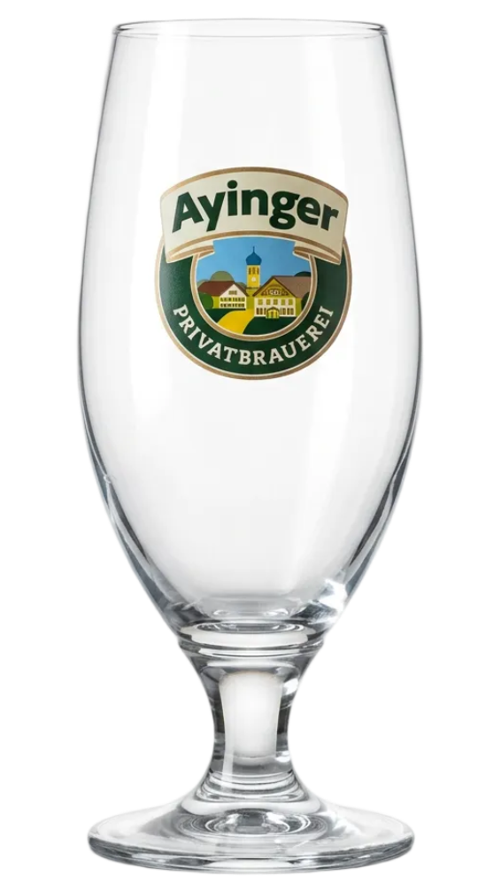 Ayinger Half Pint Beer Glass 284ml
