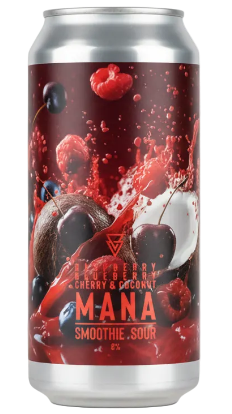 Azvex Mana Raspberry Blueberry Cherry & Coconut 6.0% 440ml Can