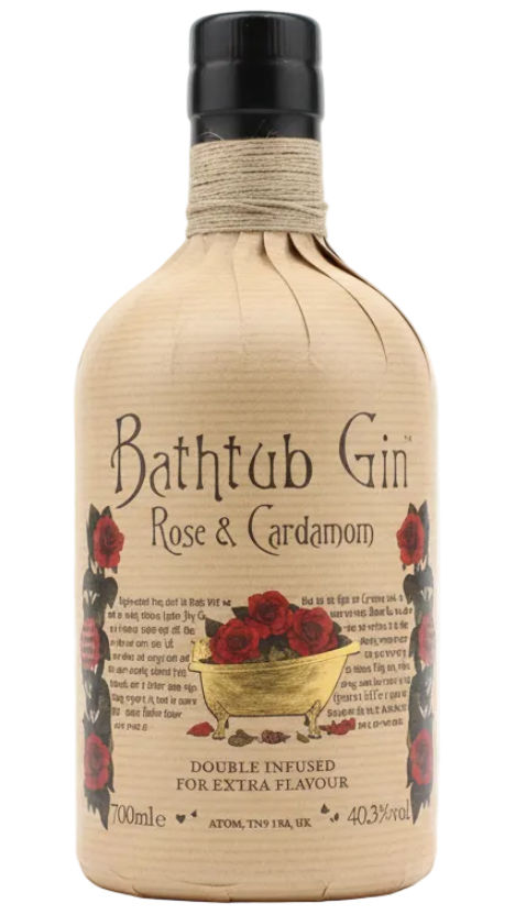 Bathtub Gin Rose & Cardamom 40.3% 700ml Bottle