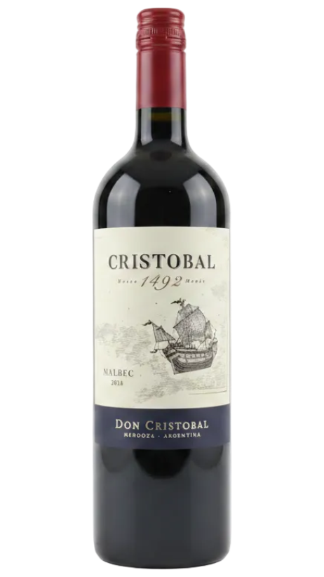 Cristóbal 1492 Malbec, Mendoza 2024 14% 750ml Bottle