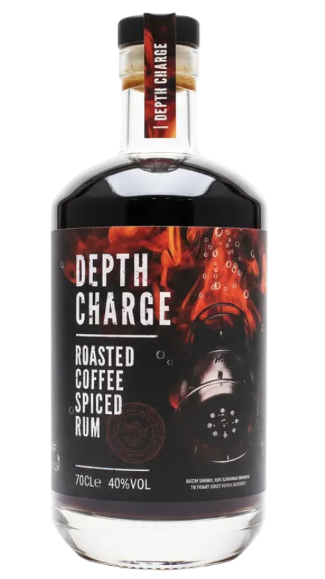 Depth Charge Roasted Coffee Spiced Rum 40% 700ml Bottle