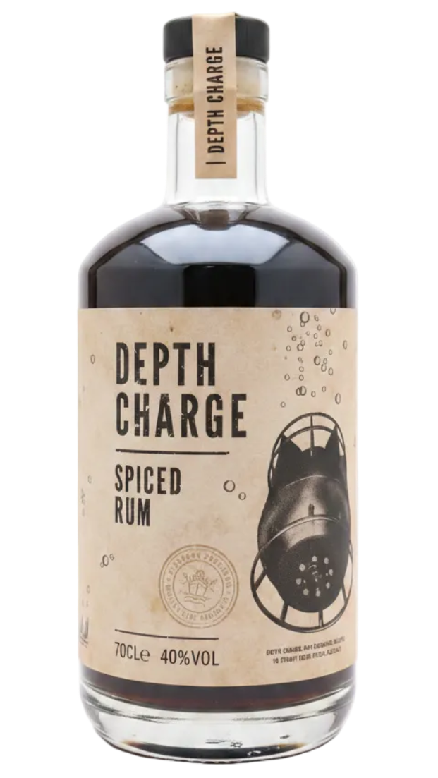 Depth Charge Spiced Rum 40% 700ml Bottle