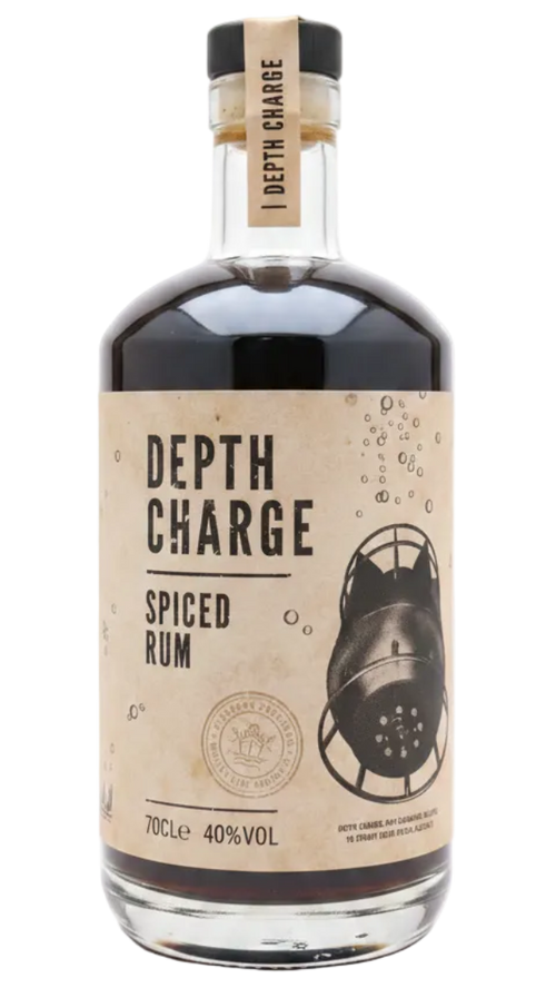 Depth Charge Spiced Rum 40% 700ml Bottle