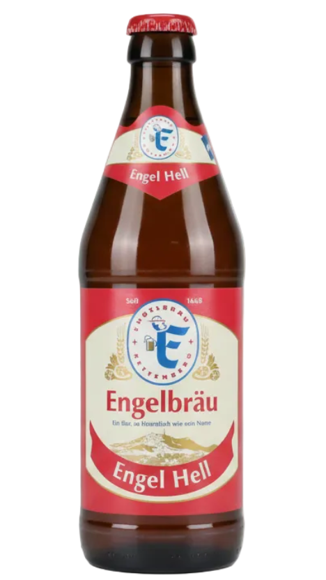 Engelbräu Rettenberg Engel Hell 5.0% 500ml bottle Bavarian Helles