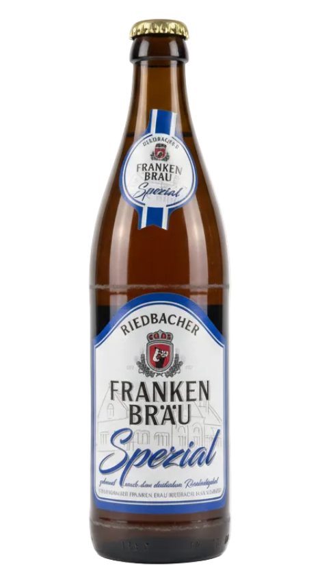 Franken Bräu Riedbach Spezial 5.2% German lager 500ml bottle