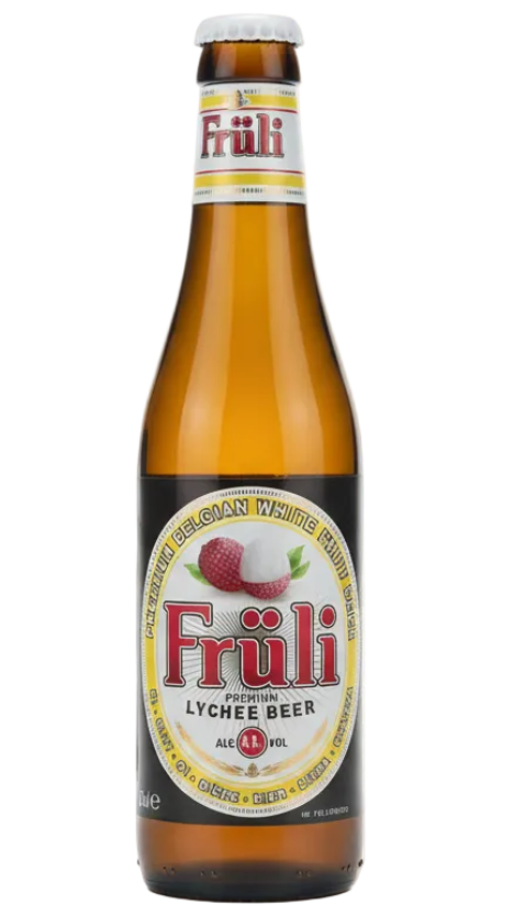 Früli Lychee Beer 4.1% 330ml Bottle