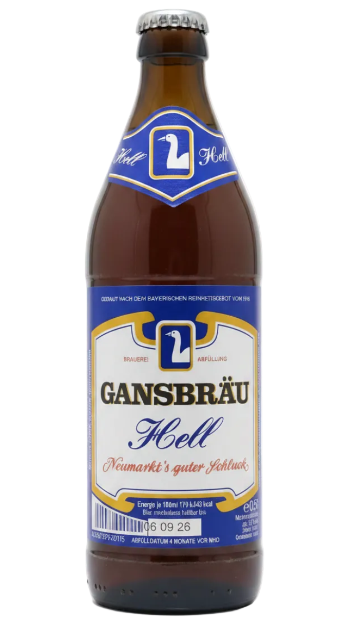Gansbräu Hell 5% 500ml Bottle