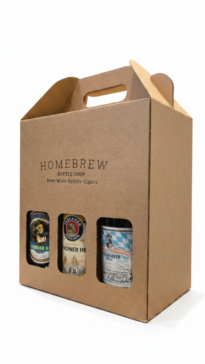 German Beer Lager Gift Box - 6 Beers Front