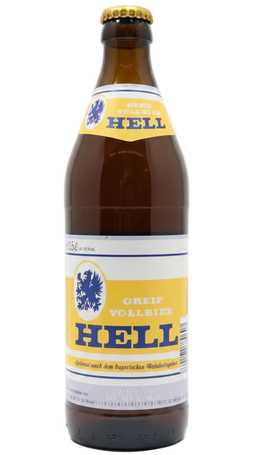 Greif Retro Hell 4.9% 500ml Bottle