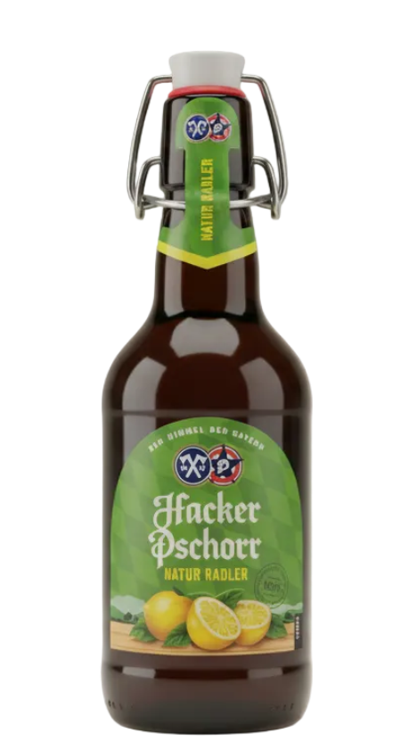 Hacker-Pschorr Natur Radler 2.5% 330ml bottle German radler