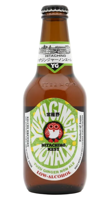 Hitachino Nest Yuzu Ginger Non Ale 0.3% 330ml Bottle