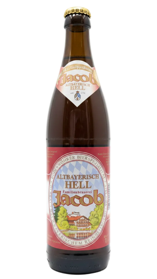 Jacob Altbayerisch Hell 4.9% 500ml Bottle