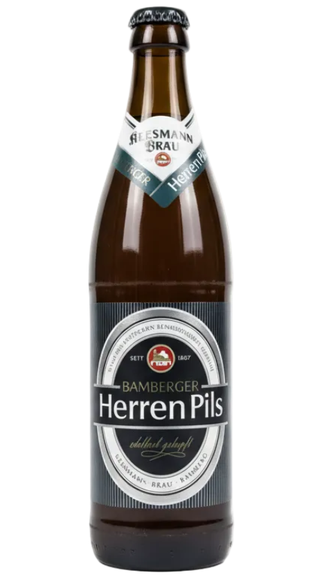 Keesmann Bamberger Herren Pils 4.8% 500ml bottle German pilsner