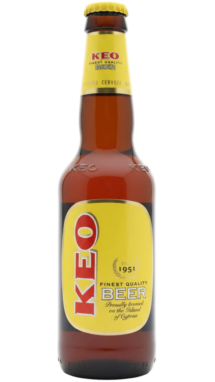KEO Premium Beer 4.5% 330ml Bottle