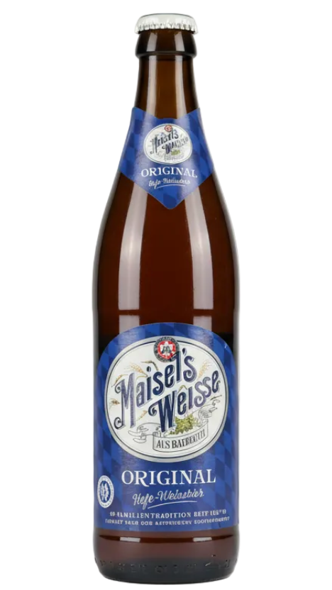 Maisel’s Weisse Original 5.1% German wheat beer 500ml bottle