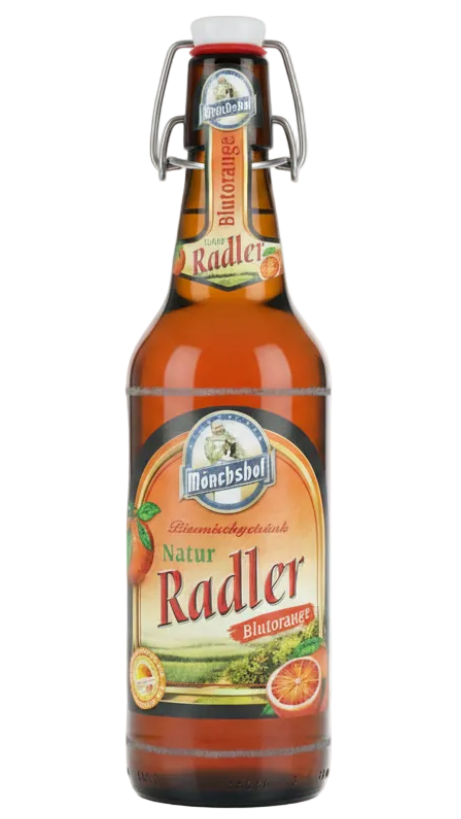 Mönchshof Natur Radler Blutorange 2.5% 500ml Bottle