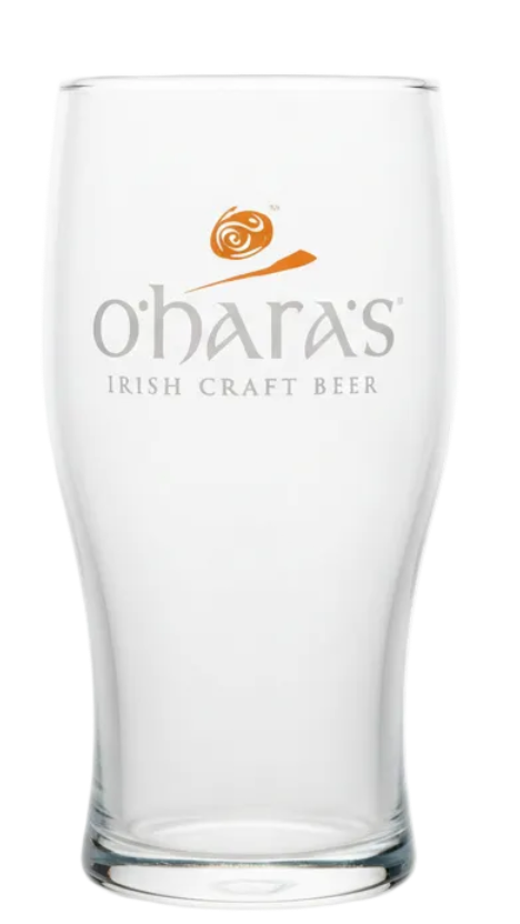O’Hara’s Pint Glass 568ml Branded Glassware