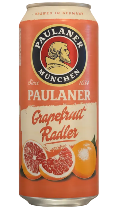 Paulaner Grapefruit Radler 2.5% grapefruit radler 500ml can