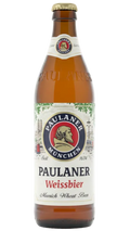 Paulaner Hefe-Weissbier 5.5% German wheat beer 500ml bottle