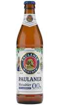 Paulaner Hefe-Weißbier Alkoholfrei 0.0% non-alcoholic wheat beer 500ml bottle