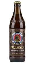 Paulaner Hefe-Weissbier Dunkel 5.5% German dark wheat beer 500ml bottle