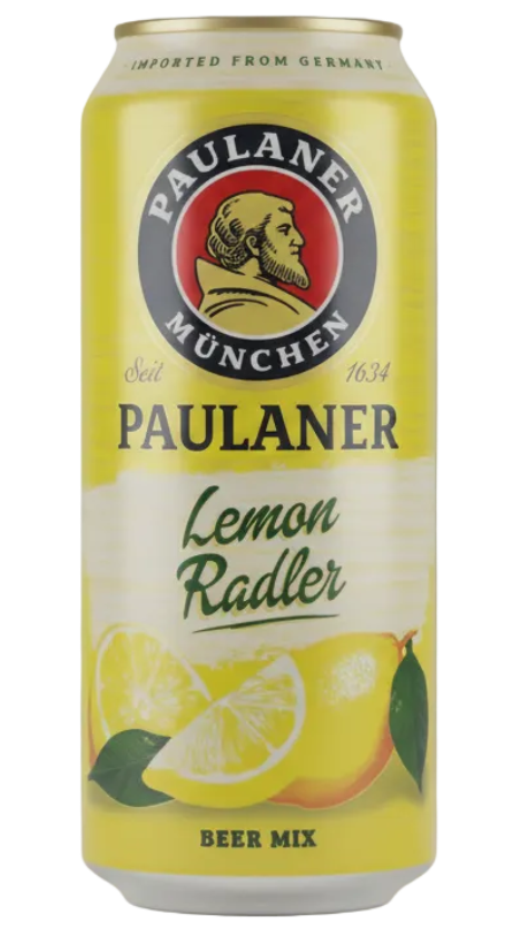 Paulaner Natur Radler Lemon 2.5% Radler 500ml can