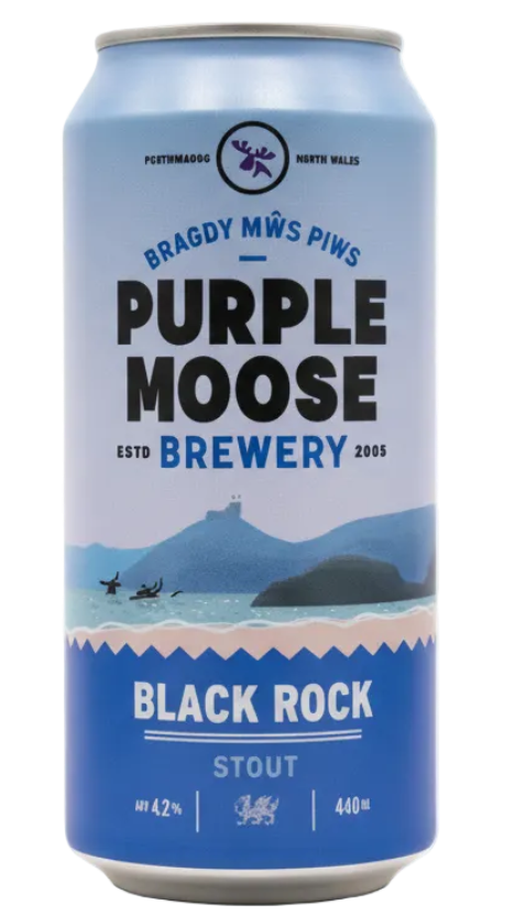 Purple Moose Black Rock 4.5% 440ml Can