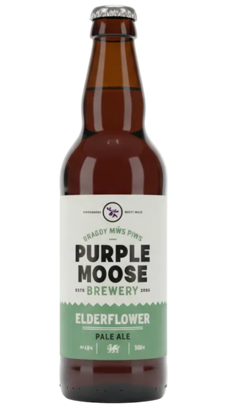Purple Moose Elderflower Ale 4.0% 500ml Bottle