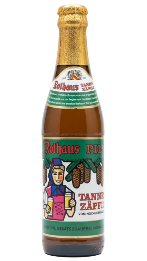 Rothaus Pils / Tannen Zäpfle 5.1% 330ml Bottle