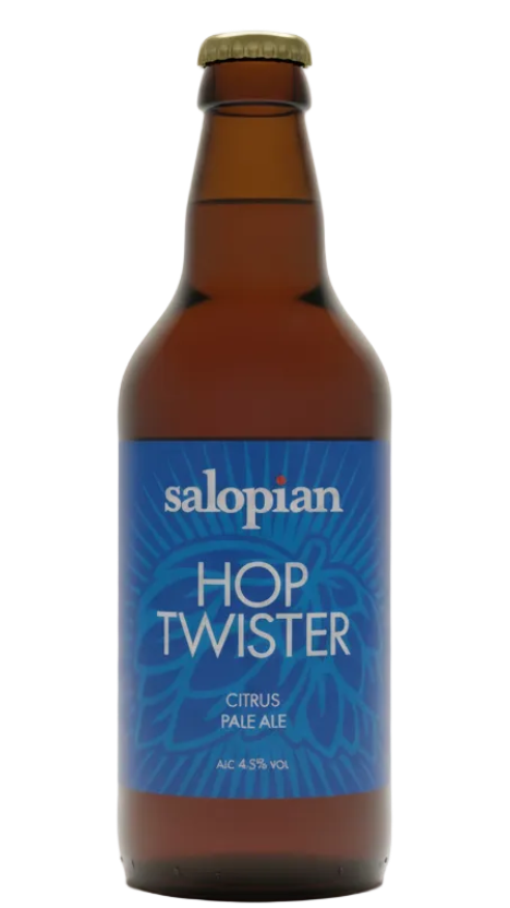 Salopian Hop Twister 4.5% 500ml Bottle – English Golden Ale