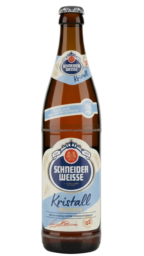 Schneider Weisse Kristall TAP02 4.9% 500ml bottle front view