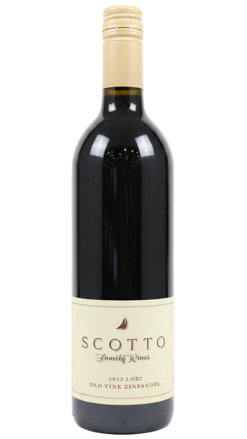 Scotto Cellars Lodi Old Vine Zinfandel 2022 13.5% 750ml Bottle