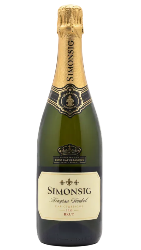 Simonsig Kaapse Vonkel Brut 2022 12% 750ml Bottle