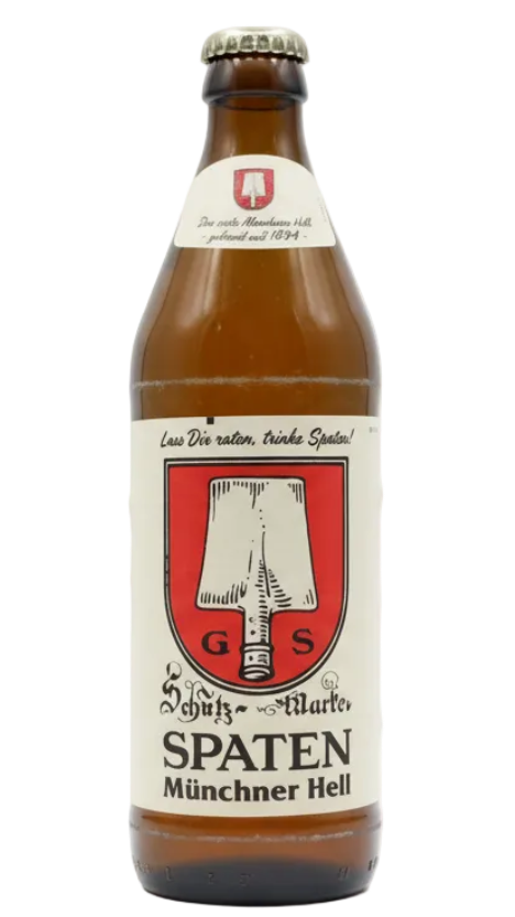 Spaten Münchner Hell 5.2% 500ml bottle Munich lager