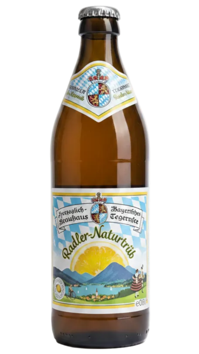 Tegernseer Radler Naturtrüb 2.4% 500ml Bottle
