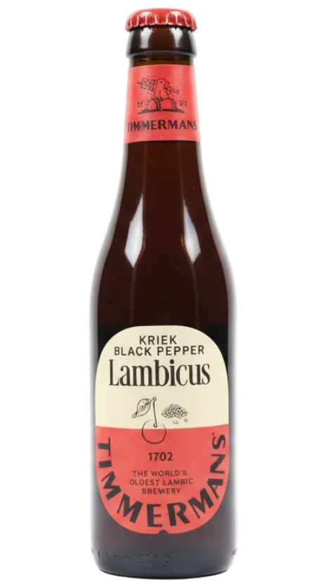 Timmermans Lambicus Kriek Black Pepper 4% 330ml Bottle