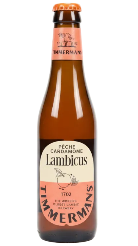Timmermans Lambicus Pêche Cardamome 4% 330ml Bottle