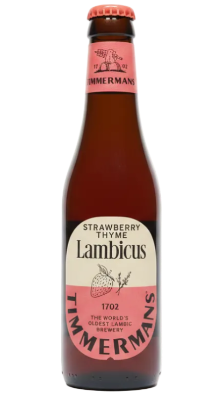 Timmermans Lambicus Strawberry Thyme 4.0% 330ml Bottle