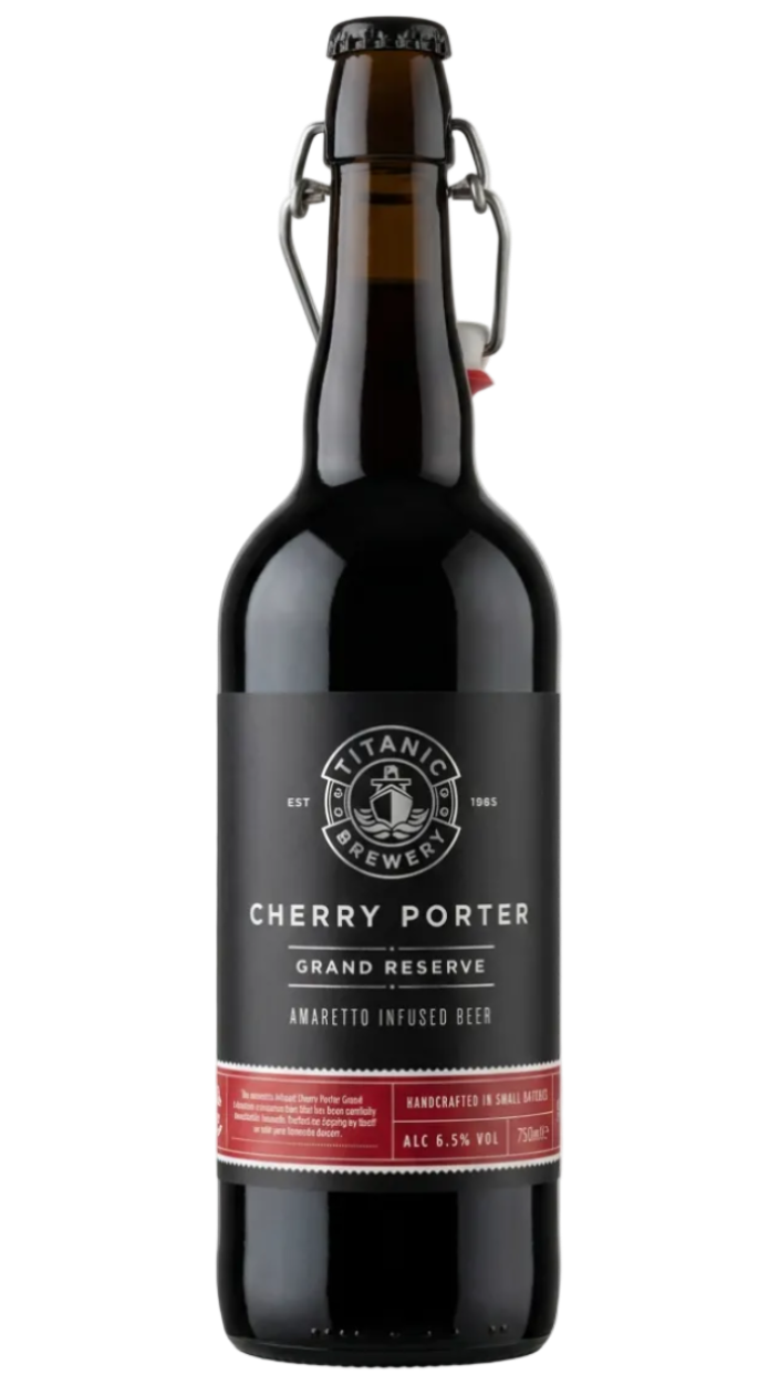 Titanic Brewery Cherry Porter Grand Reserve Amaretto Infused 6.5% 750ml Bottle