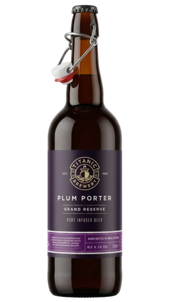 Titanic Brewery Plum Porter Grand Reserve Port Infused 6.5% 750ml Bottle