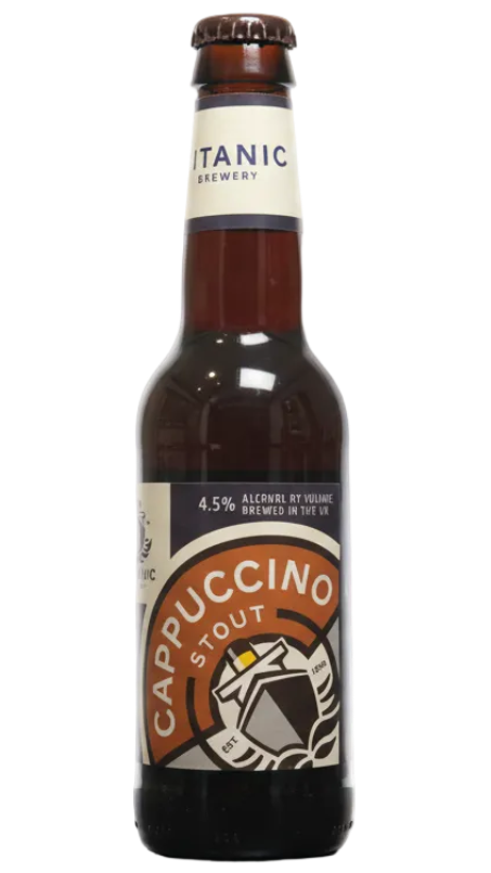 Titanic Cappuccino Stout 4.5% 330ml Bottle – Coffee Stout