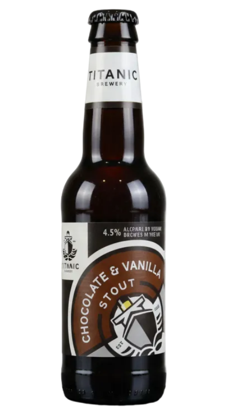 Titanic Chocolate & Vanilla Stout 4.5% 330ml Bottle – English Flavoured Stout