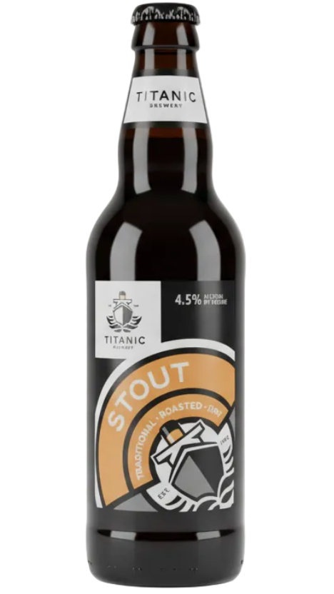 Titanic Stout 4.5% 500ml Bottle – Traditional English Stout