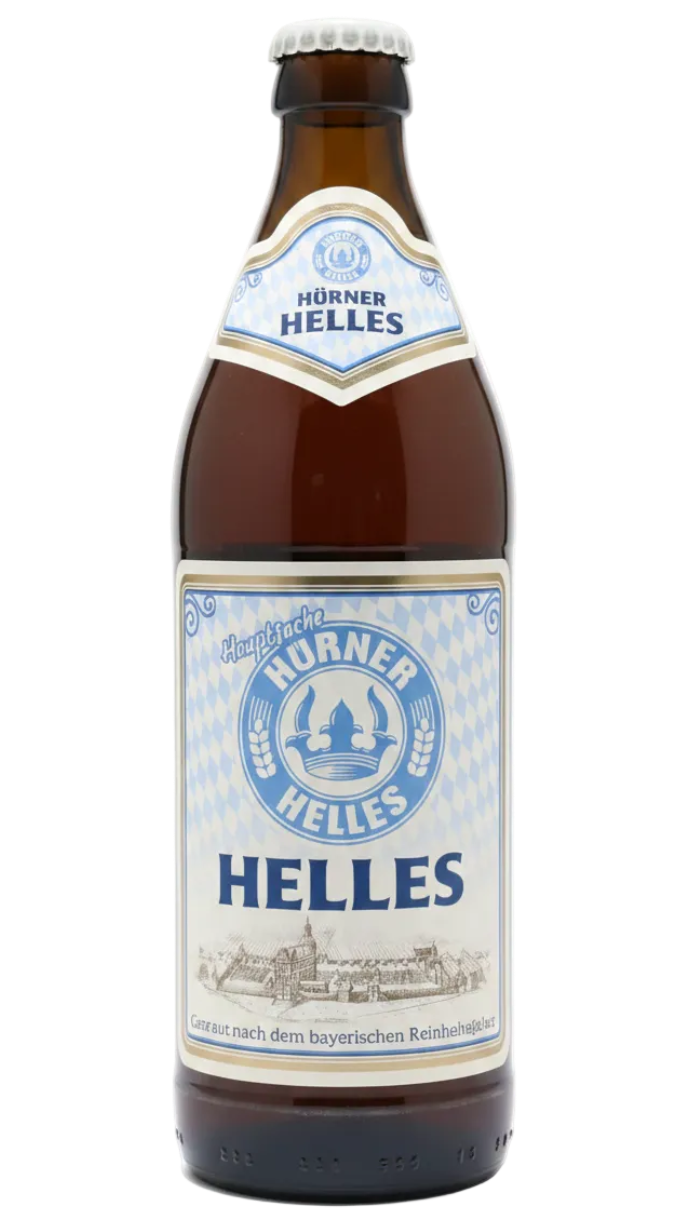 Hürner Biere Helles 4.9% 500ml Bottle