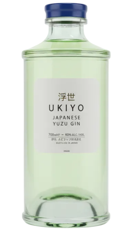 Ukiyo Yuzu Gin 40% 700ml Bottle